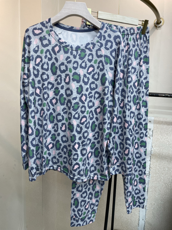 Export Single Product Quality Cashmere Cotton + Wool Home Pajamas Set Is Comfortable and Easy to Wear