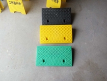 Plastic PVC road slope Rubber car anti-slip stopper uphill slope pad Road tooth stopper triangle pad