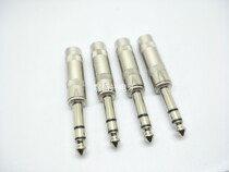 6 35mm dual track plug 6 5 large three-core audio welding public head sound microphone power amplifier tuning bench plug