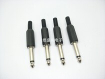 6 5 mono-track 6 35MM microphone connector Audio joint 6 5 Microphone plug plastic welding type