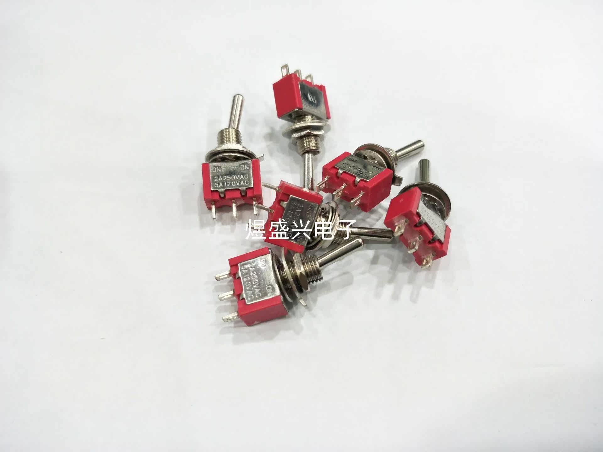 MTS-102 button subswitch MTS102 single joint three-foot two-gear shake switch toggle switch 3-foot 2 gear