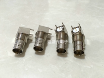 75 ohm pure copper BNC-KWE RF connector horizontal Q9 socket soldered PCB panel fixed 5-pin socket