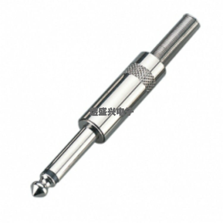 6 5KTV power amplifier microphone plug 6 35MM microphone single track big two-core plug with long spring tail