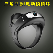 Beam Leg Sexy Briefs Mens Pure Cotton Triangle Pants Men with lift-type Ring Electric massagers Egg-Egg Shake Lock Fine Rings