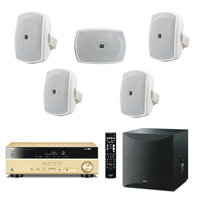 Yamaha Yamaha AW190 RX-V379 SW100 wall hanging 5 1 cinema set 10 inch gun