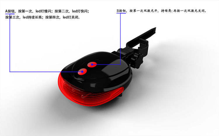 Eclairage pour vélo - Taillights - Ref 2401186 Image 25