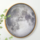 Round aluminum alloy puzzle photo frame picture frame moon 67.3 cm 65 cm 58.5 cm puzzle frame mounting
