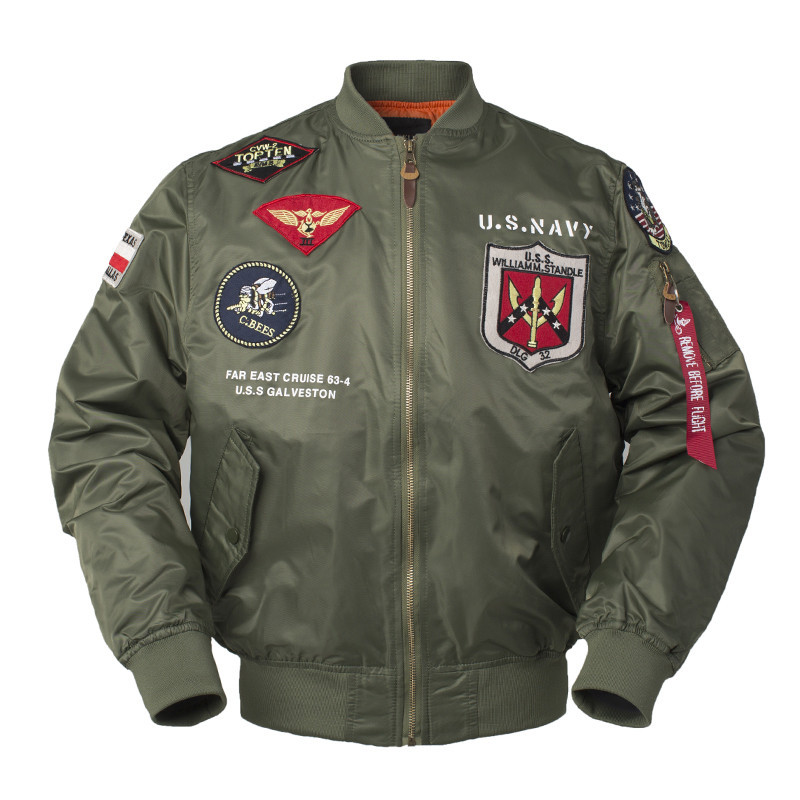 2025 Spring and Autumn Ma-1 Tactical Flying Tigers Arrogant Eagle Edition Top Gun Air Force Pilot Jacket for Men