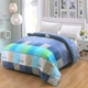 100% cotton một mảnh sinh viên chăn phim hoạt hình bông đơn twill 1.5x200 1.8 giường đôi 200x230 - Quilt Covers 	bộ chăn phao ga gối