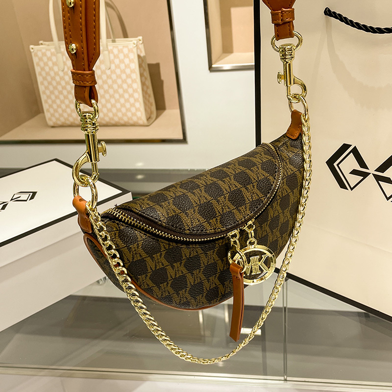 Mk Waist Bag 2022 New Fashion Summer Niche Versatile Dumpling Bag Single Shoulder Crossbody Bag Chest Bag for Women Ins Trend