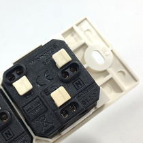 Two-position small board socket WF-9 R4 concealed panel-industrial assembly line cabinet 6-hole plug-in board type 118