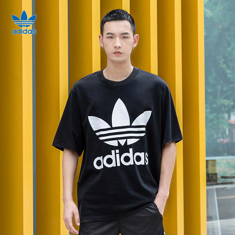 Купить Adidas adidas официальный сайт предоставить официальное право клевер  20 осень мужчина случайный короткий рукав T футболки CW0709 в  интернет-магазине с Таобао (Taobao) из Китая, низкие цены | Nazya.com