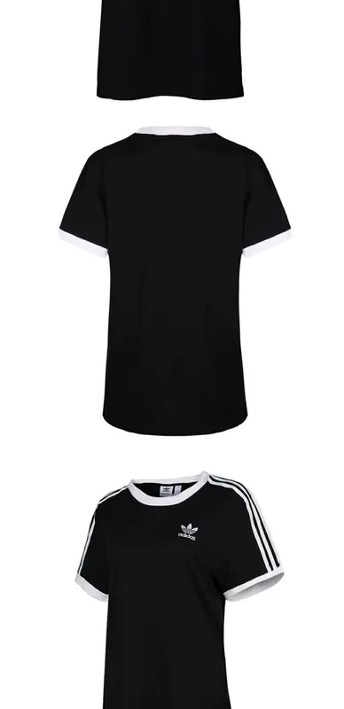 Adidas Adidas 19 áo thun mới tay ngắn cỏ ba lá CV9888 DU9859 - Áo phông thể thao áo thun gym