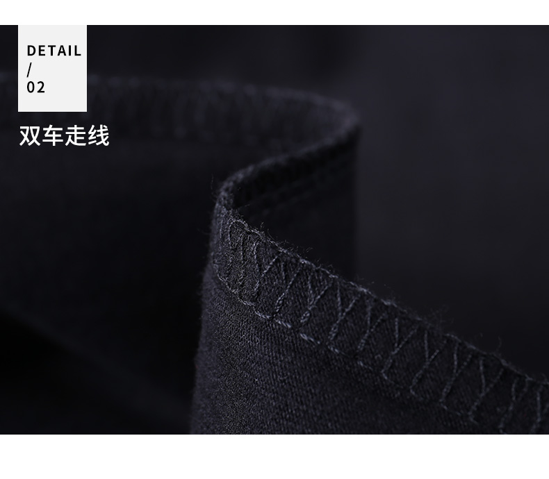 Áo thun ngắn tay xuân hè 2018 nam yêu nửa tay phiên bản Hàn Quốc của cotton body mùa hè mới cổ tròn in đáy áo áo thun nam tay ngắn đen