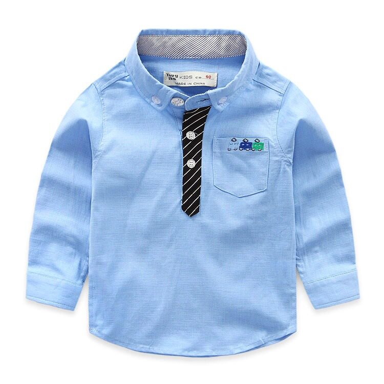 Chemise garcon à manche longue - Ref 2074190 Image 11