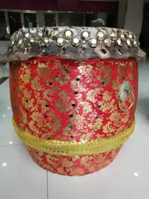 Lion drum 12141618 inch lion dance drum buffalo leather drum Foshan lion drum adult gong drum drum dragon boat drum