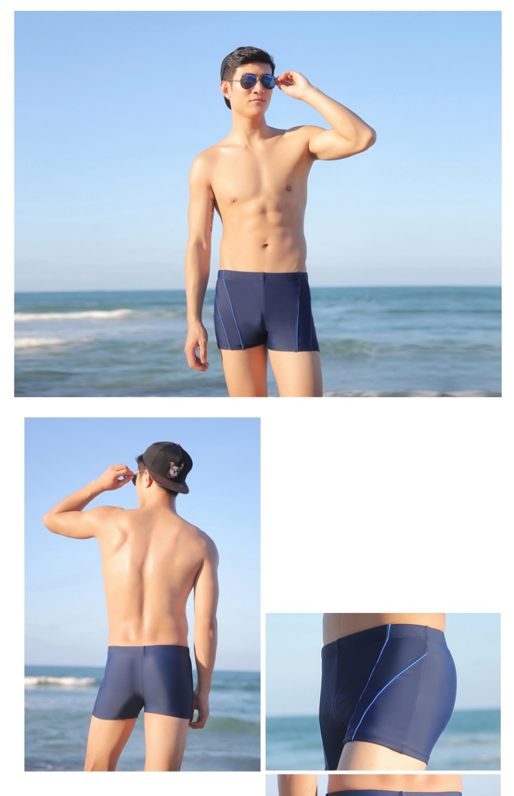 Quần bơi nam Shu Man Quần boxer XL Quần bơi nam thoải mái Slim Fit Đồ bơi nam đồ bơi quần bơi nam hàng nào tốt