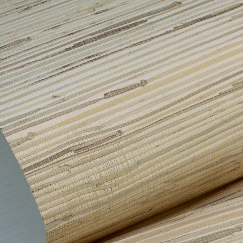 Straw woven wallpaper Natural high-grade wallpaper Plant woven Japanese style Korean style Southeast Asian living room TV background wall wallpaper