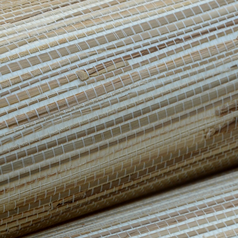 Modern minimalist plant Grass-woven wallpaper Fashion Chinese-Japanese style Korean living room Southeast Asia Natural eco-friendly wallpaper