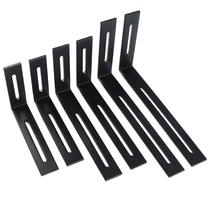 Cold rolled steel angular code double head activity adjusting long hole 90-degree right angle fixer l type triangular iron bracket connecting piece