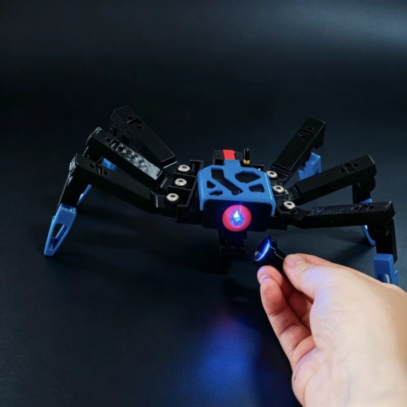 Delta Bit T-Zai Spider Magnetic Light-Up Articulated Mechanical Spider Assembly Model Decoration Toy Delta Bit T-Zai Spider Magnetic Light-Up Articulated Mechanical Spider Assembly Model Decoration Toy