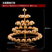 Пять -слойная световая стойка диска (49 чашек)