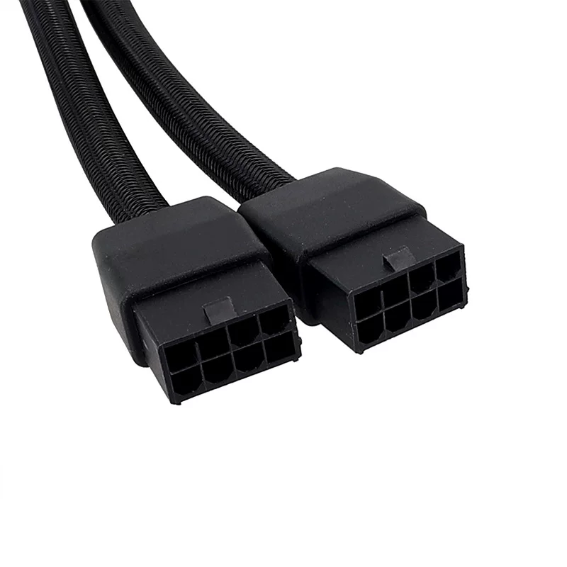 Питательный кабель графической карты 2x8Pin на 16Pin RTX4090 8PIN на 12VHPWR усиленная сеть без термоусадочной трубки