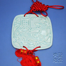 Tiger Year Ceramics listed Ping An Fuchen Ling Ming Works 12 Sheng Xiao Jingdezhen Ceramic Handicraft Decorative Pendant