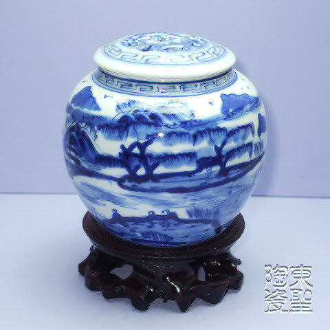 Landscape Green Flower incense stove Small number Jingdezhen Ceramic Incense Stove Retro Crafts Gift Pendulum Accessories incense Incense Air Lavender