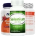 Silybum Huganbao + Selenium Selenium Tablets + Choline Inositol Gan nhiễm mỡ bảo vệ gan Giải độc gan Sản phẩm sức khỏe của Mỹ - Thức ăn bổ sung dinh dưỡng