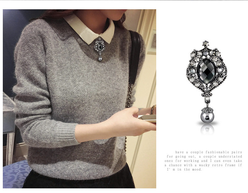 Broche femme en Zircon diamant - Ref 1174393 Image 18