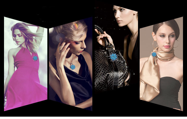 Broche femme en Zircon diamant - Ref 1174032 Image 19