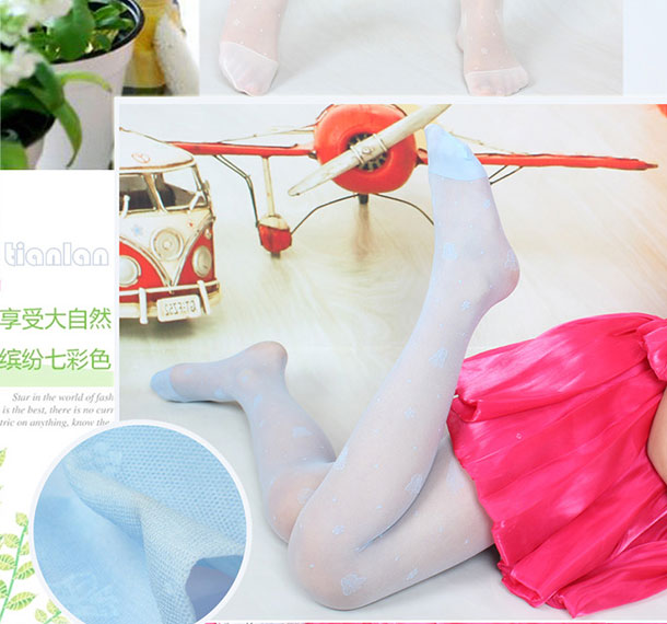 Vớ nhảy cho trẻ em, vớ bé gái, quần lót, vớ chống móc cho trẻ em, vớ siêu mỏng mùa hè quần tất len không bàn