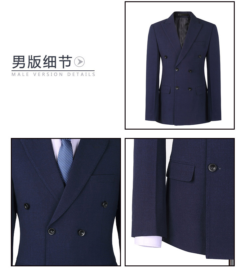Bộ đồ vest nam và nữ có cùng một đoạn kinh doanh mặc phỏng vấn kinh doanh trang phục quản lý ngân hàng đồng phục đôi phù hợp với giáo viên áo nam