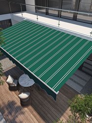 Awning Retractable Awning Balcony Outdoor Door Head Hand-Cranked Electric Thick Aluminum Alloy Retractable Rain Awning