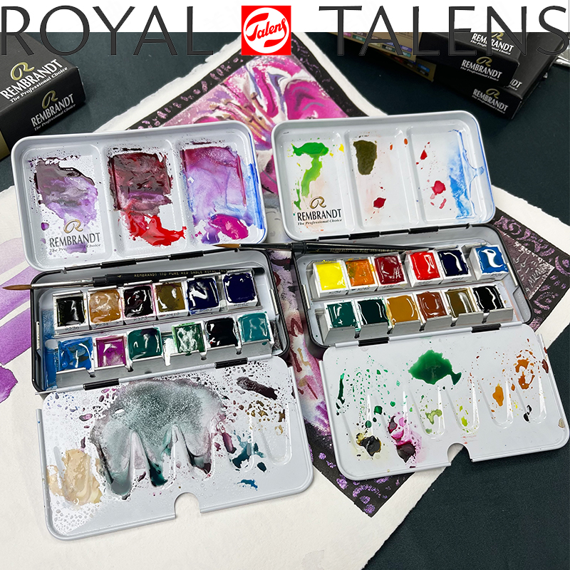 Dutch Terence REMBRANDT Rembrandt solid watercolor pigment 48 color 24 color 12 color portable suit