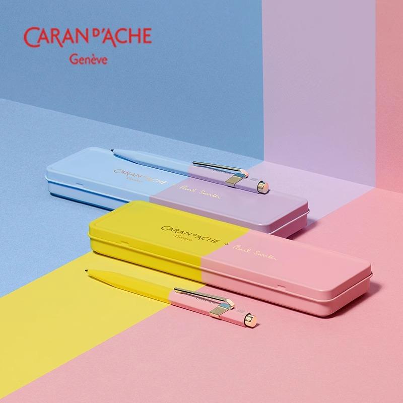 Swiss Caran D'Ache 849 Ballpoint Pen Paul Smith Collaboration Retractable Pen
