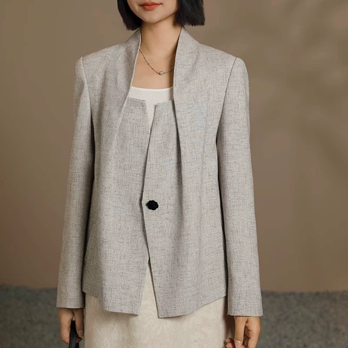 介面 Приталенный универсальный корсет, наплечники, костюм, куртка, китайский стиль, три цвета