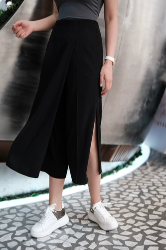 介面 Трехмерная небольшая дизайнерская длинная юбка, по фигуре, средней длины