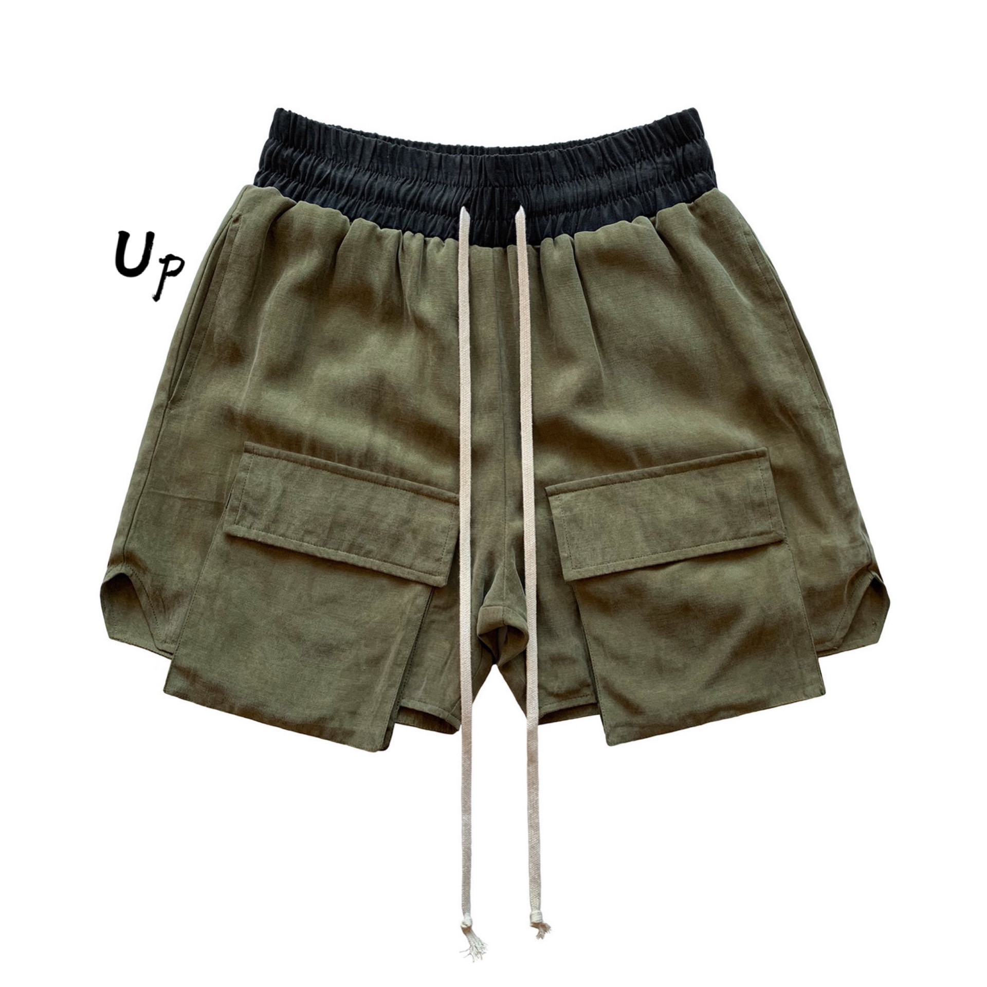 (Domestic spot) Arnodefrance ADF Cargo Shorts drawstring pocket overalls shorts