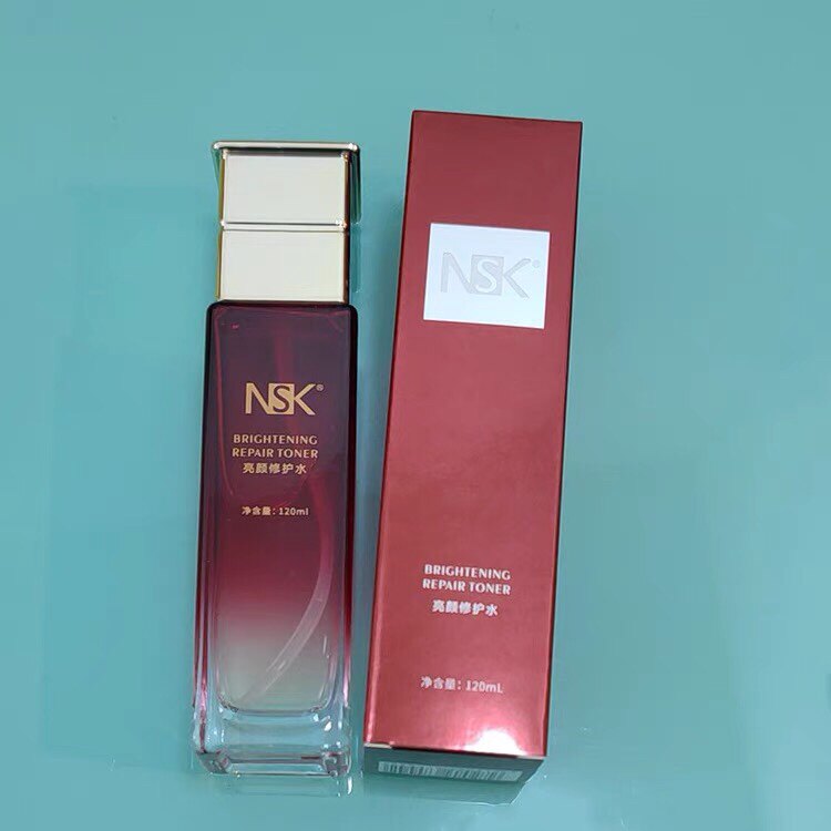楠圣菲NSK亮颜修护水修复受损肌肤嫩白改善暗黄护肤品正品专柜真评价