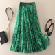 Classic versatile solid color mesh mid-length skirt 24 spring and summer draped and elegant high-waisted slimming fairy skirt