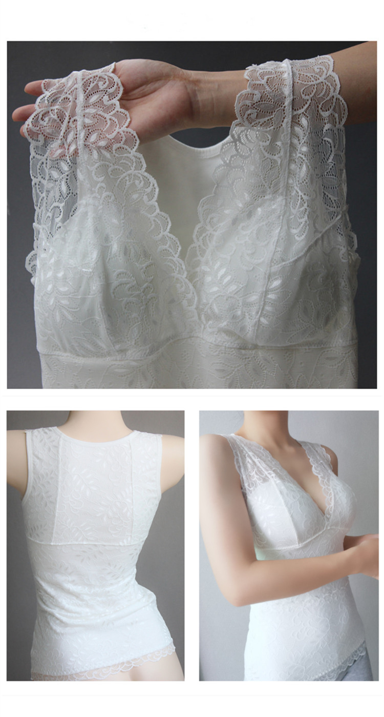 Áo vest nữ ấm cộng với nhung dày cộng với áo nhung cơ thể đồ lót mùa đông Bụng thon bụng nâng đỡ áo ngực áo giữ nhiệt nữ lót lông