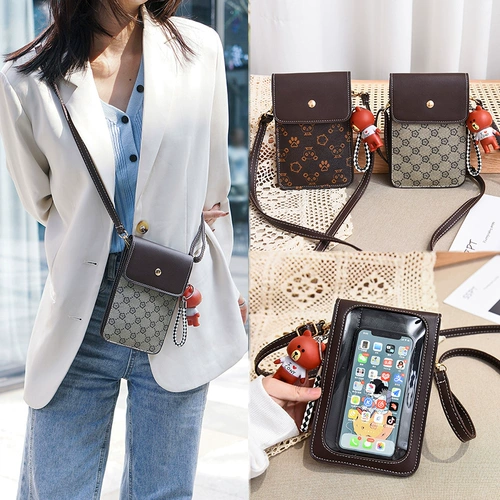 Сумка для телефона, маленький сенсорный кошелек, небольшая сумка, сенсорный экран