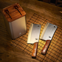 Shen Ye baby latte hand forged H3 professional level Wushu double knife kitchen knife cutting blade chop