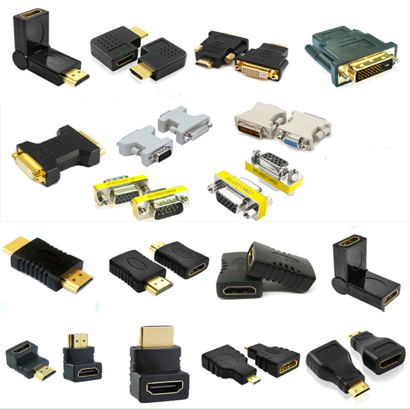 Hot sale HD hdmi adapter hdmi turn to DVI vga public on the male extension head against the mother