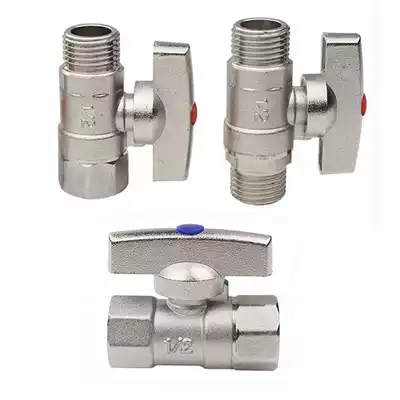 All copper 4 points thick inner and outer wire double outer wire full open ball valve 1 2 inner and outer thread DN15 copper ball switch valve