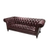 ánh sáng sofa da sang trọng phong cách châu Âu của Mỹ sofa da retro ba-bit sáp dầu loft cafe căn hộ nhỏ sẵn sàng - Ghế sô pha