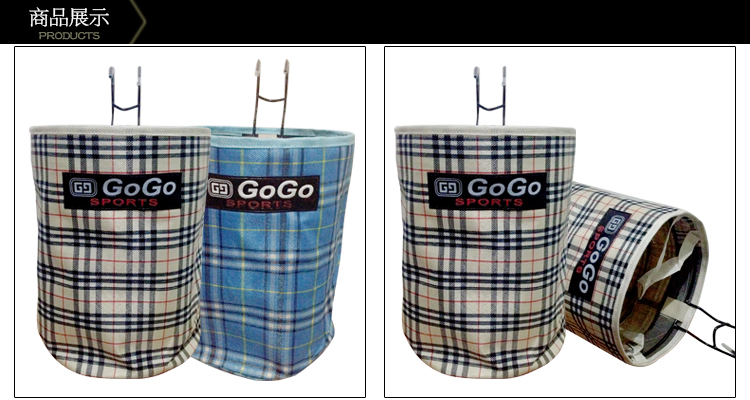 Panier pour vélo GOGO en toile - Ref 2268320 Image 5