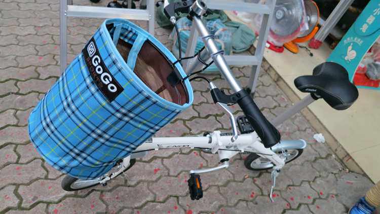 Panier pour vélo GOGO en toile - Ref 2268320 Image 12